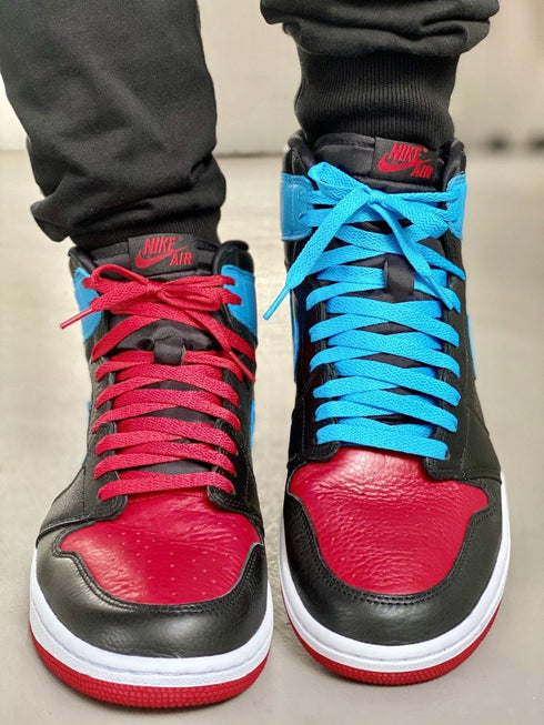 Jordan 1 Laces Basics Flat Thin - UNC Blue Laces